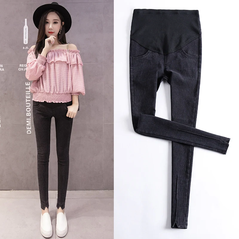 Title 14, Leggings de maternidade com stretch externo, ca...