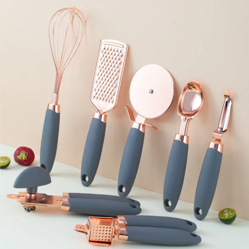 Title 7, Kitchen Household Peeler Gadget Copper Plating Set