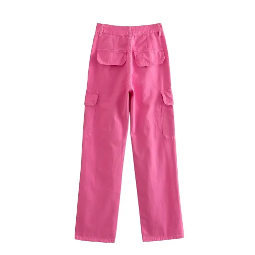 Title 4, Womens Straight Solid Color Pocket Loose Casua...