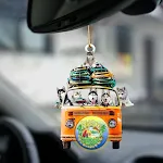 Colorful Car Pendant Interior Rearview Mirror Decoration. Enhance your car's interior, add style, and bring joy to your — photo 24