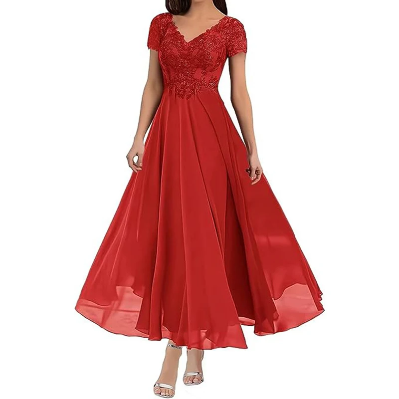 Title 23, New Short Sleeve Sexy Long Evening Dress