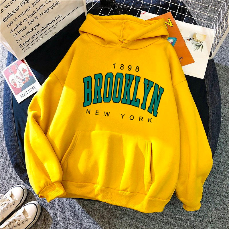 Title 4, Moletom feminino com estampa 1898 Brooklyn New ...