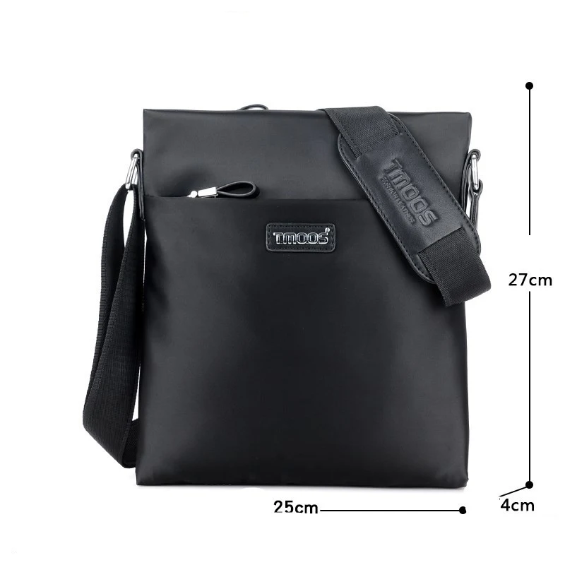Bolsa de Ombro Oxford Masculina Casual de Negócios Bolsa Mensageiro Coreana Bolsas Masculinas Lona Mochila Tendência Conforto e Estilo — foto 8