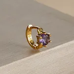 E1704 Gold Medium Purple 1PCs