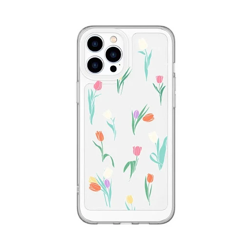 Title 1, Capinha de celular macia com tulipas de primave...