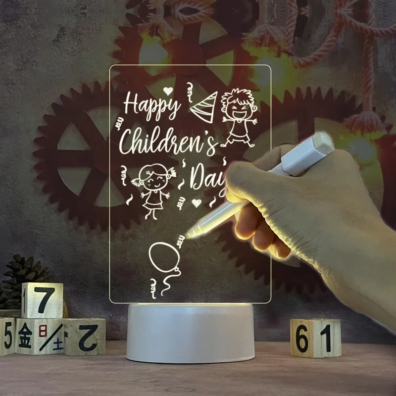 Title 5, Transparent Luminous Acrylic Desktop Tablet, en...