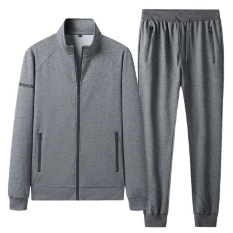 Men's Sports And Leisure Suit Stand Collar Cardigan Top. Comfortable and stylish for sports and leisure activities. Mode — photo 3