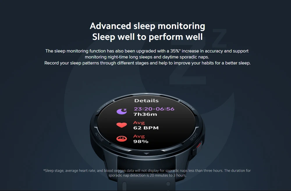 Title 18, Dual Band GPS Motion Pedometer Smart Watch. Tra...