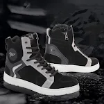 Motorcycle Protection Wear Long and Short Shoes. Safe and Comfortable Footwear for Riders. Durable Boots Offering Protec — photo 4