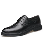 Formal Business Lace Up Men's Low Top Leather Shoes. Stylish and comfortable footwear for professional settings. Perfect — photo 6