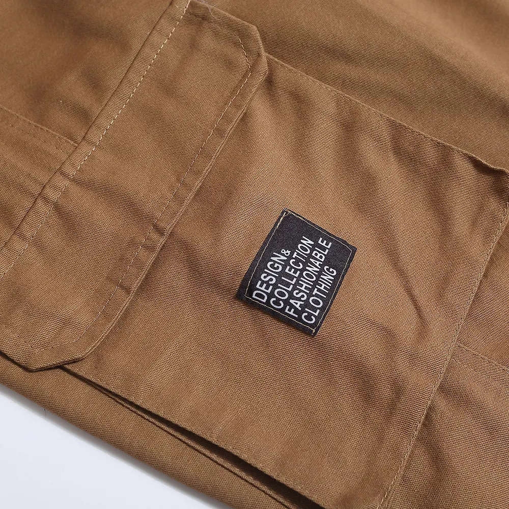 Heren rechte broek met elastische taille en meerdere zakken. Comfortabel en functioneel, perfect voor dagelijks gebruik. Bestel nu! — foto 16