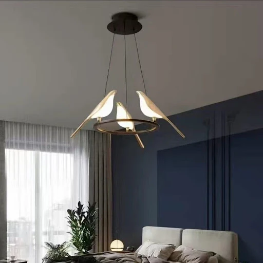 Title 5, Magpie Wall Lamp Bedroom Bedside moderne Minima...