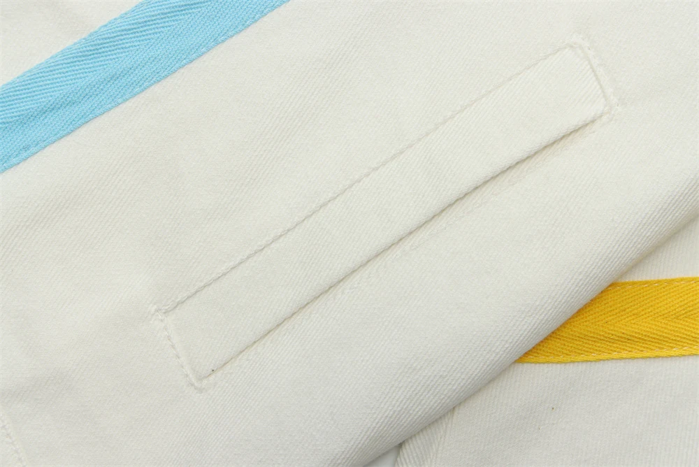Title 5, Ribbon Drawstring Stitching Jacket Men and Wome...