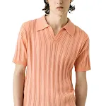 Men's Lapel T-shirt Short Sleeve Solid Color Versatile Knitted Top Comfortable and Stylish for Everyday Wear. A wardrobe — photo 4