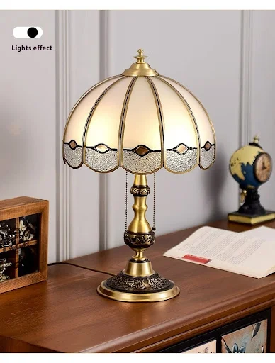 Title 14, American Retro All Copper Swan Desk Lamp. Illum...