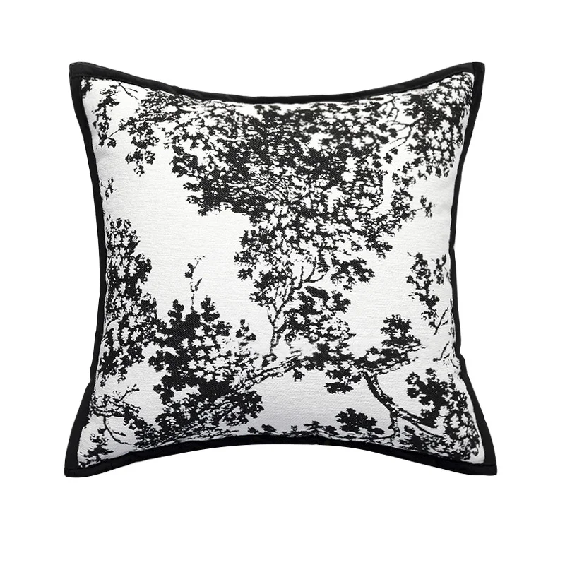 French Classic Style Light Luxury Black and White Sofa Pillow Cases, adding elegance and a touch of sophistication to yo — photo 15
