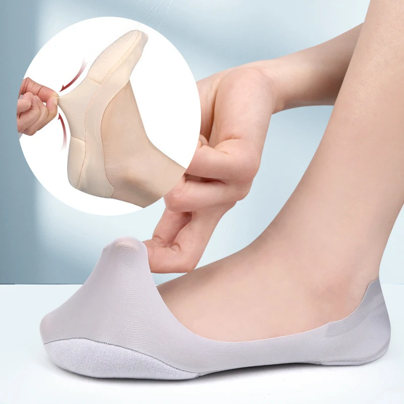 Title 3, Womens Arch Invisible Low Cut Socks Soft Spong...