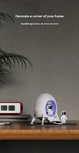 Title 6, Astronaut Starry Sky Projection Lamp Ambience L...