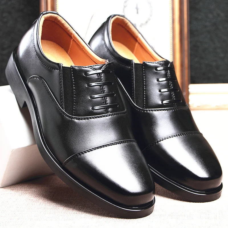 Title 3, Mens leather business casual shoes. Comfortabl...