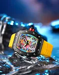 Yellow with black shell
