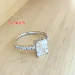 3 Karat Moissanite Ring