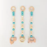 Large green string beads