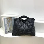 Bolsa de mão de algodão, design versátil, grande capacidade, ideal para o dia a dia e para o trabalho. Transporte de ombro, estilo casual. — foto 3
