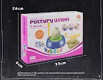 Kids Electric Potter's Wheel Toy Blank Ceramic Clay Machine for Drawing and Creating Art Simple Pottery Fun. — photo 11