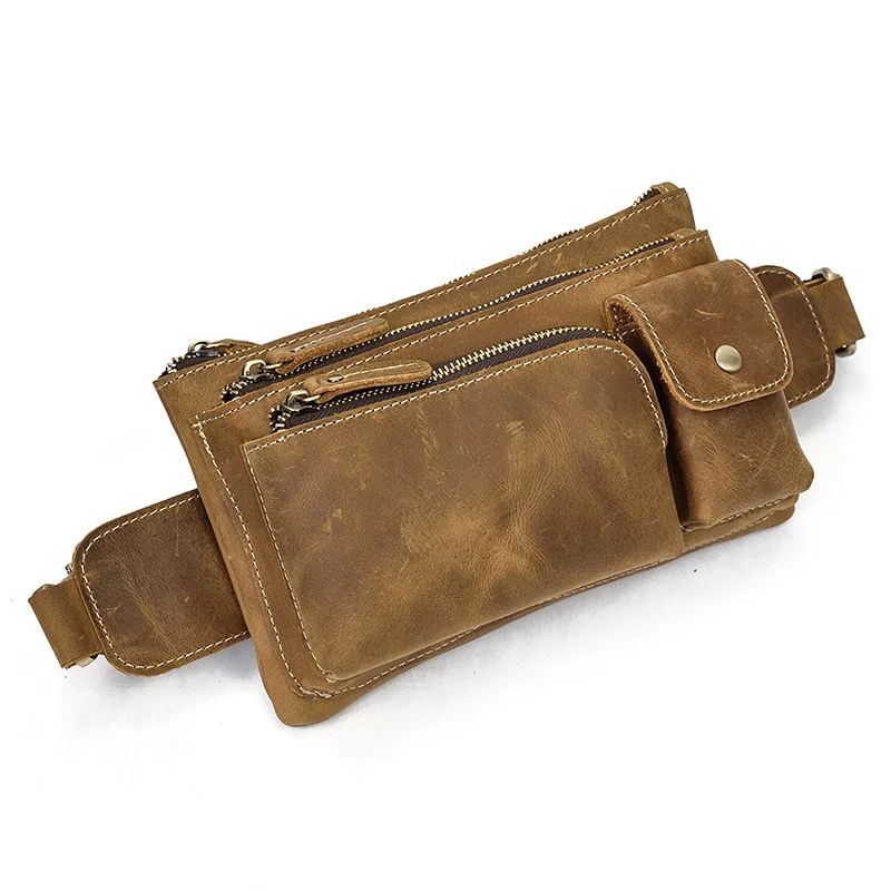 Męska saszetka na pas Torba na ramię crossbody Stylowa i funkcjonalna. Idealna do noszenia niezbędnych przedmiotów. Wygodna i praktyczna na co dzień i w podróży. — zdjęcie 10