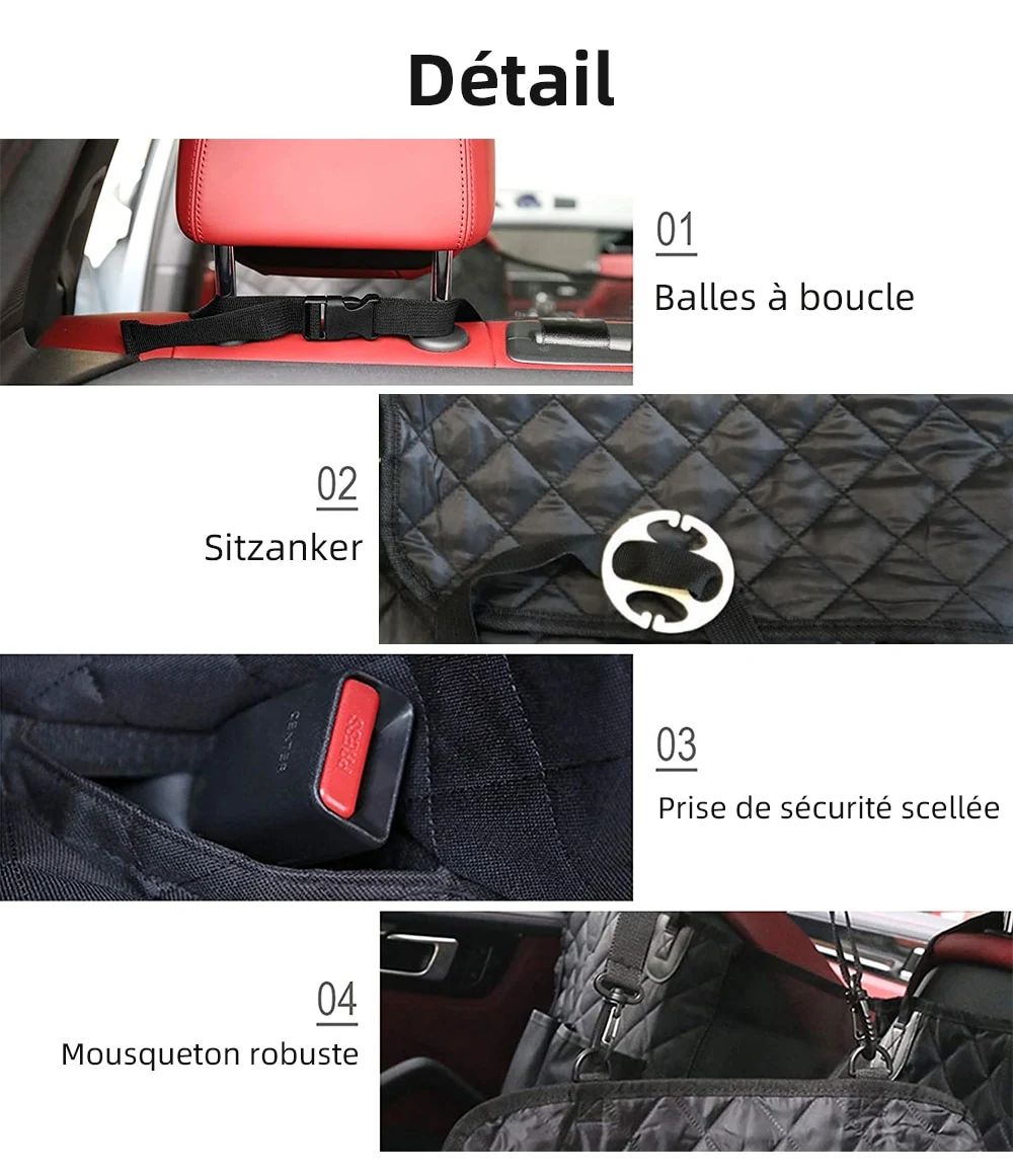 Title 3, Dog Car Seat Cover Mesh View Pet Carrier Hammoc...
