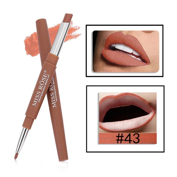Caneta Batom Multifuncional Três em Um Delineador e Batom Simplifique Sua Rotina de Maquiagem Labial e Obtenha Resultados Incríveis. — foto 7