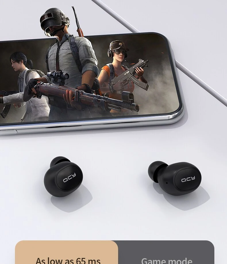 Title 8, QCY T4 True Wireless Mini Invisible Earbud In-E...