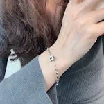 Nova Pulseira de Prata Esterlina S925 para Mulheres Design Elegante e Durável Jóia Feminina Perfeita para Presentear e Usar Sempre — foto 4