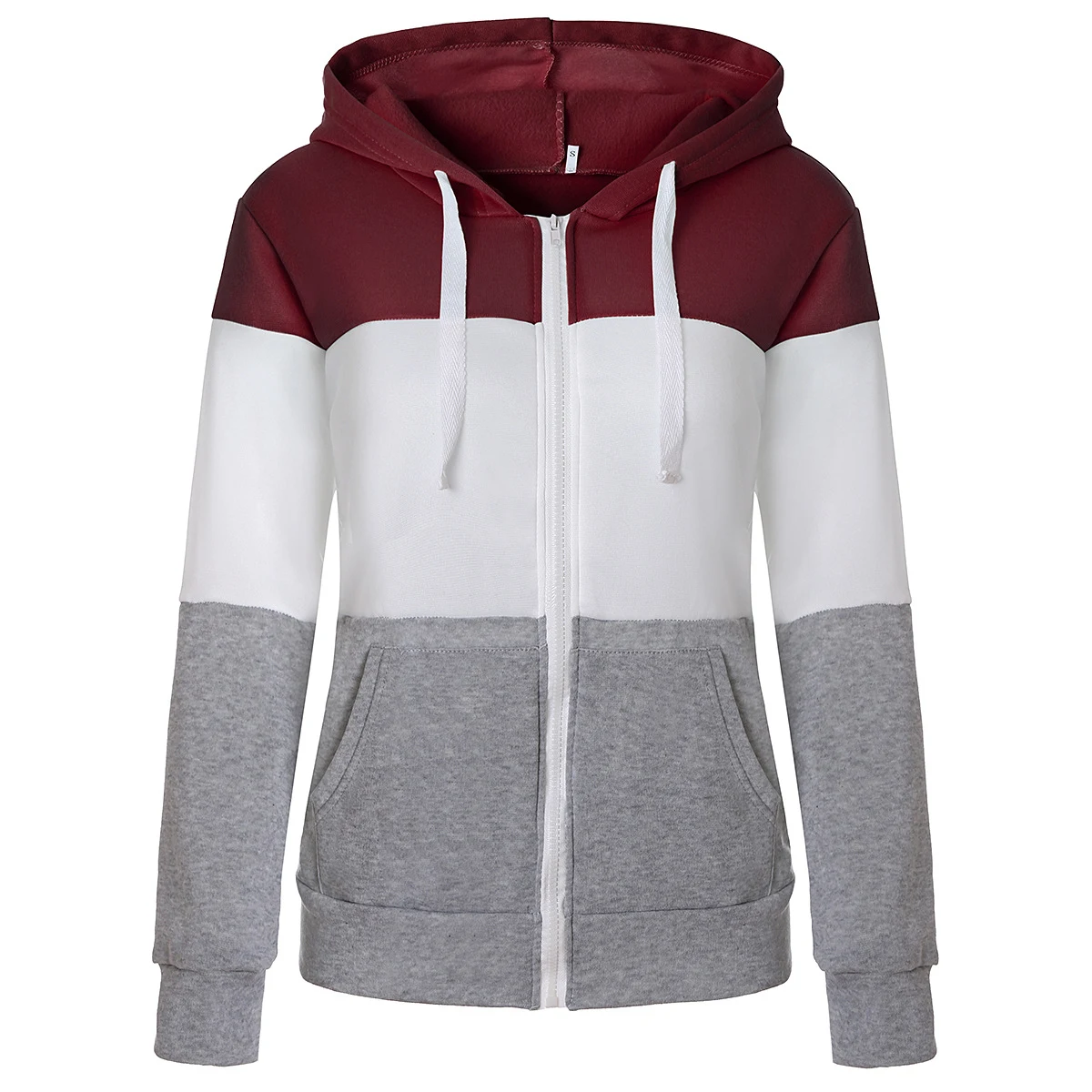 Title 1, Moda três cores costura slim-fit cardigan com c...