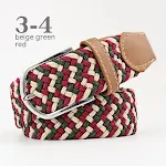 Beige Green Red 107cm