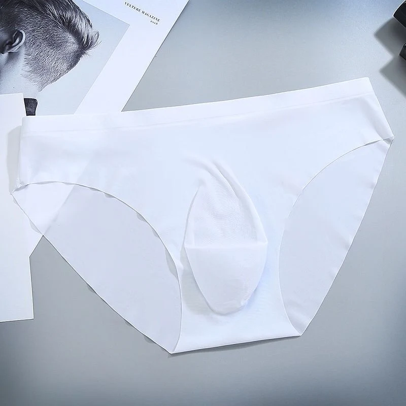 One-piece Ice Silk Seamless Men's Boxers for ultimate comfort. Breathable, smooth, and irritation-free. Experience the p — photo 3