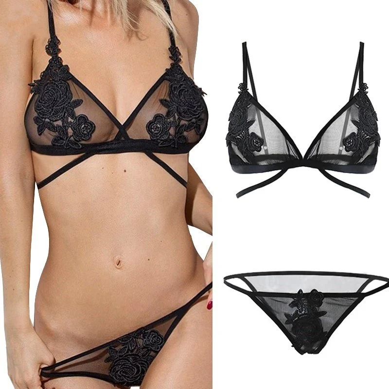 Title 5, Completo Intimo Donna Taglie Forti Trasparente ...