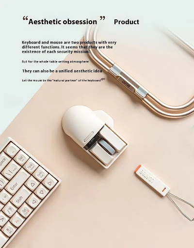 Title 8, Xiaoqiao Three Mode Wireless Mouse Experience V...