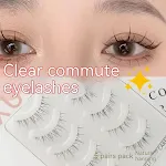 Clear Commuter Eyelashes