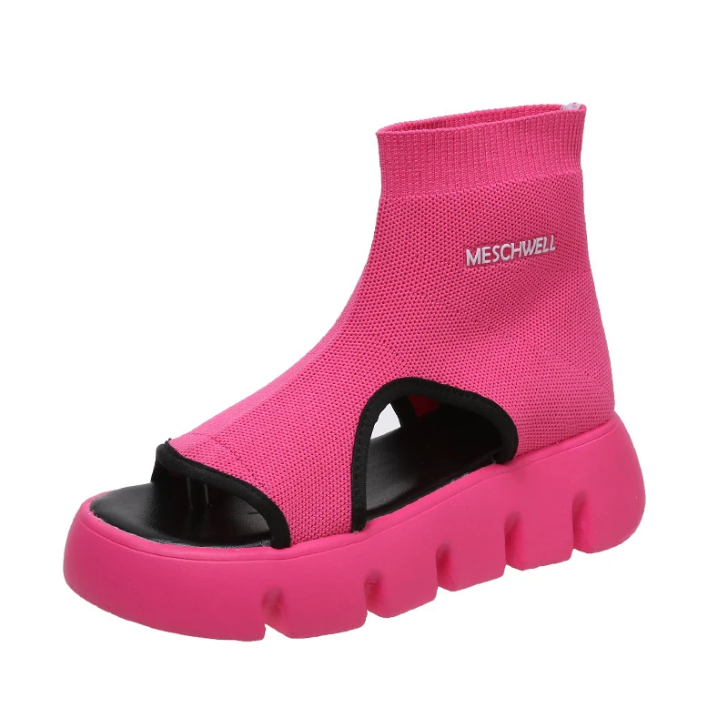 Women's Roma Flyknit Flip-On Platform Sandals, offering ultimate comfort and style for summer. Lightweight, breathable d — photo 4