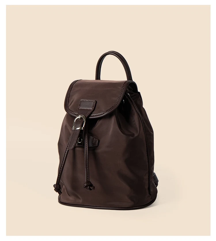 Title 3, Nylon Drawstring Bundle Backpack, Casual, Versa...