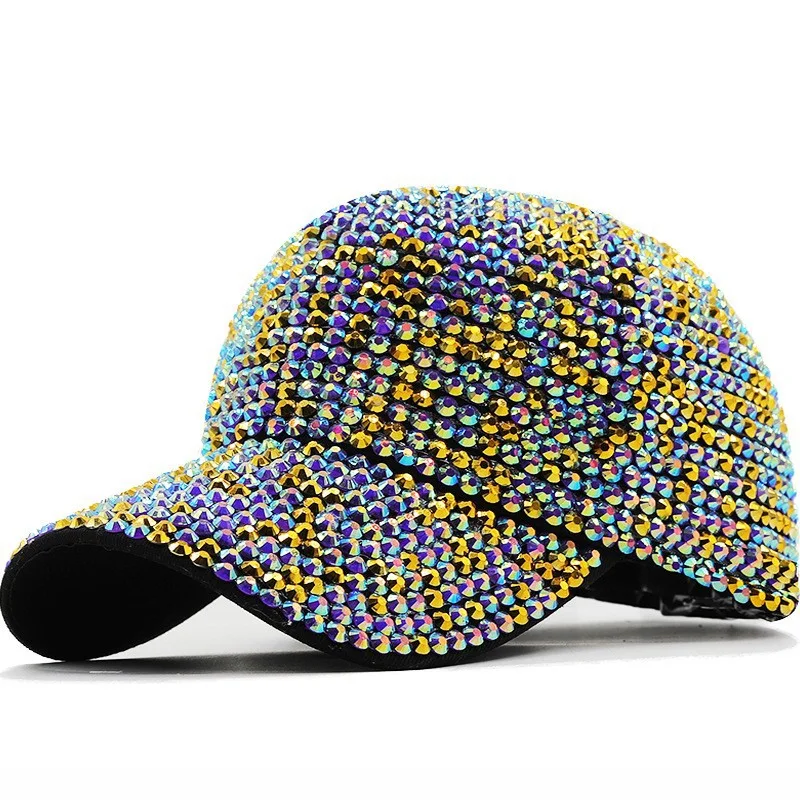Title 5, New Dot Diamond Baseball Hat Shiny Trend