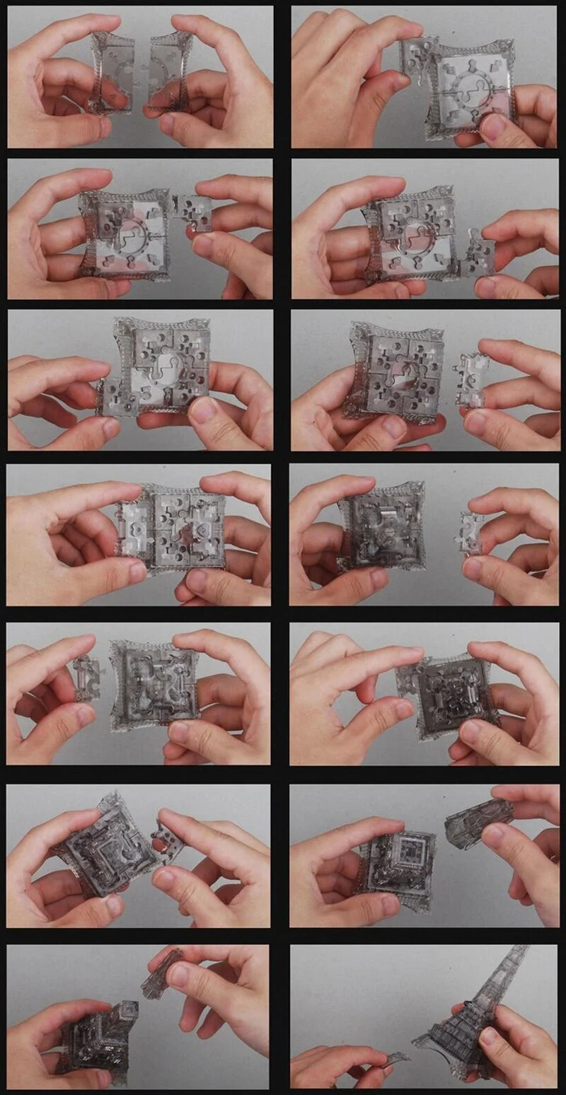Title 3, Puzzle 3D Torre Eiffel a Blocchi, Gioco di Cost...