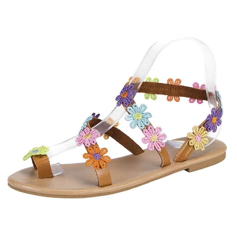 Women's Fashion Flat Toe Ring Color-Matching Sandals. Comfortable and stylish summer sandals for women. Perfect for casu — photo 9