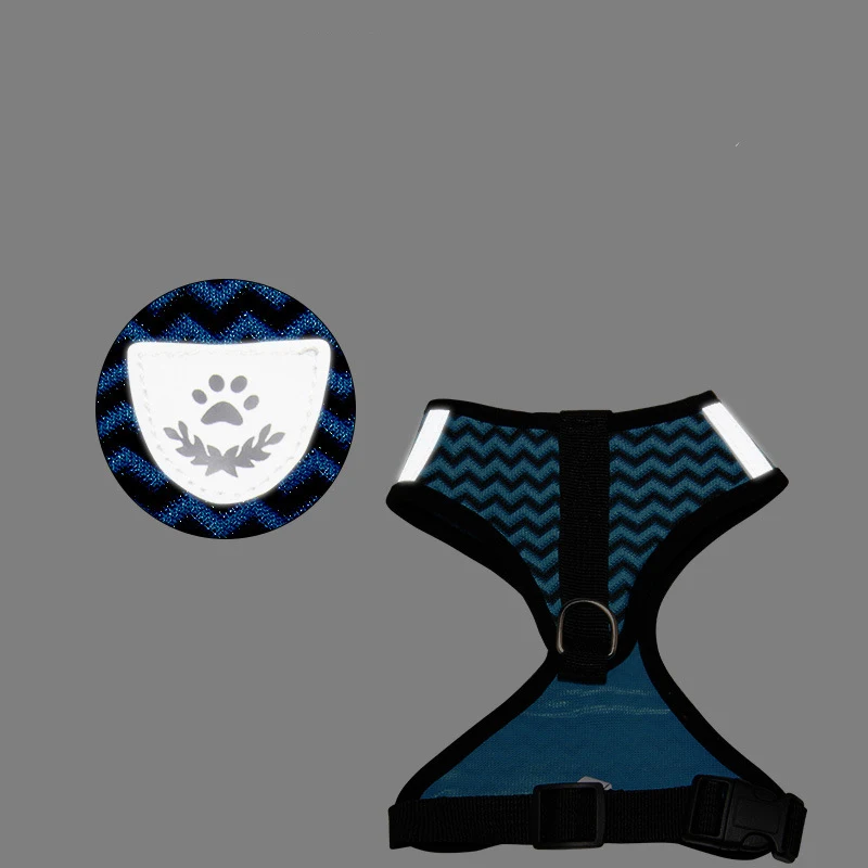 Title 2, Wave Pattern Reflective Chest Strap I-type Brea...