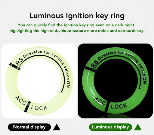 Title 2, Car Keyhole 3d Stereo Fluorescent Sticker