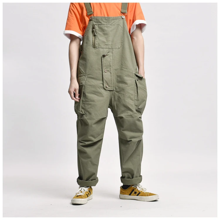 Title 4, Mens Multi-Pocket Tooling Overalls Trendy Bran...