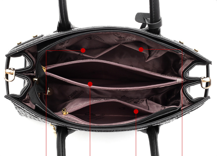 Bolsa mensageiro PU simples e elegante, ideal para o dia a dia. Leve, prática e perfeita para carregar seus itens essenciais com conforto e estilo. — foto 3