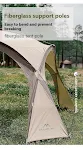 Campsite Dome Canopy Sunshade with Ventilation. Enjoy shade, fresh air and sun protection for comfortable camping experi — photo 17