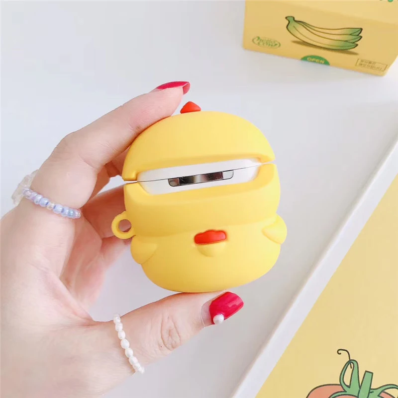 Title 5, Apple-compatible cute haughty chicken headphone...